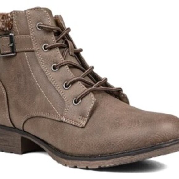 Sporto LALA Stone Brown Gray Women's Boots Size 10 - Picture 1 of 7